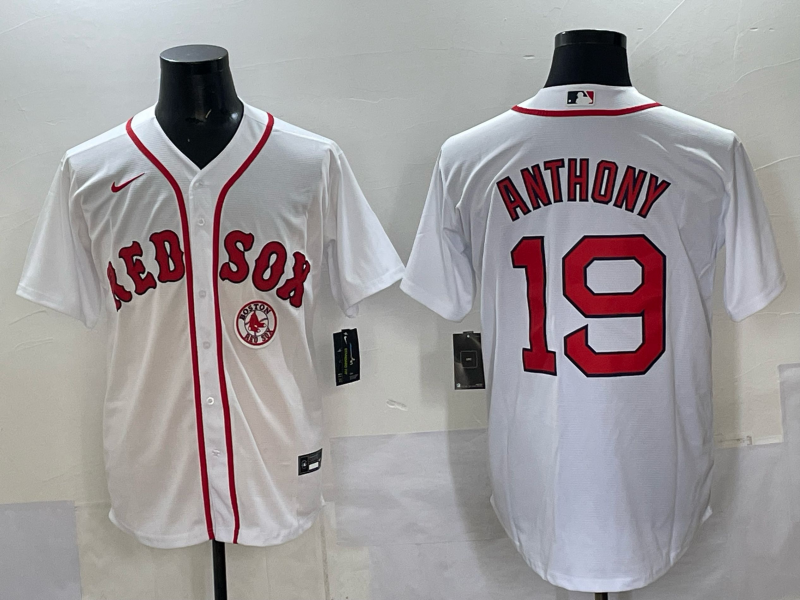 Men 2025 Boston Red Sox #19 Anthony white Nike MLB Jersey style 013->boston red sox->MLB Jersey